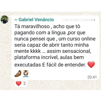 DEPOIMENTO GABRIEL MENOR